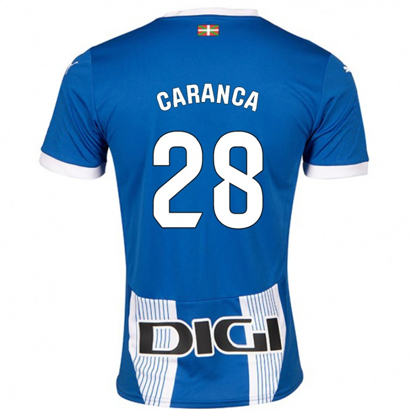 DanxenメンズSara Caranca#28青ホームシャツ2024/25ジャージーユニフォーム