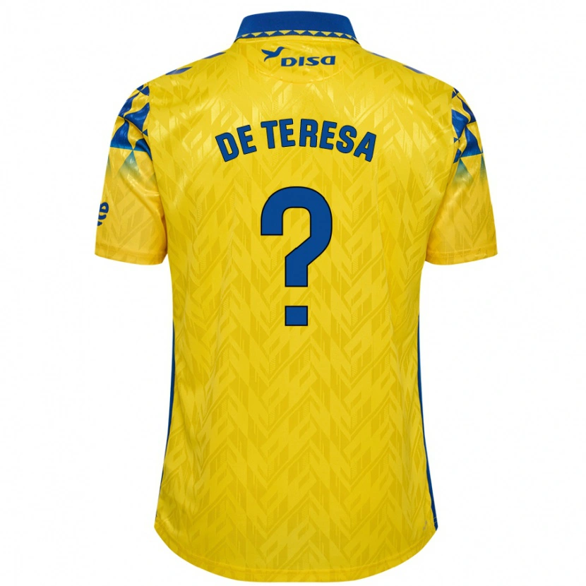 DanxenメンズEmilio De Teresa#0黄 青ホームシャツ2024/25ジャージーユニフォーム