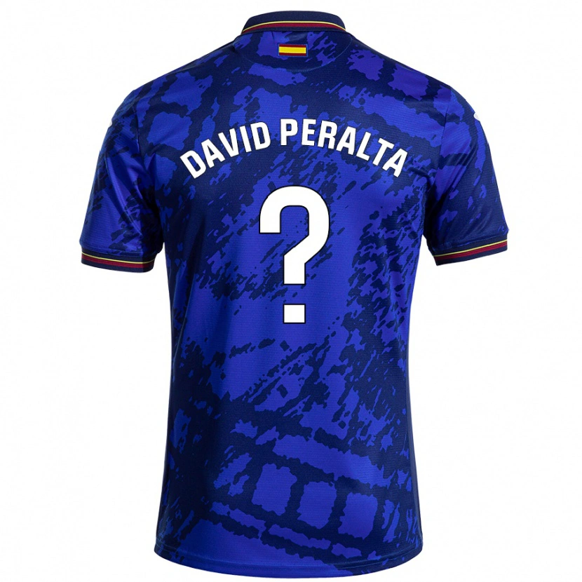 DanxenメンズJuan David Peralta#0濃い青ホームシャツ2024/25ジャージーユニフォーム