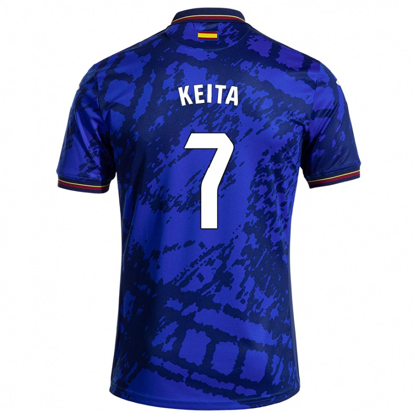 DanxenメンズAbdoulaye Keita#7濃い青ホームシャツ2024/25ジャージーユニフォーム