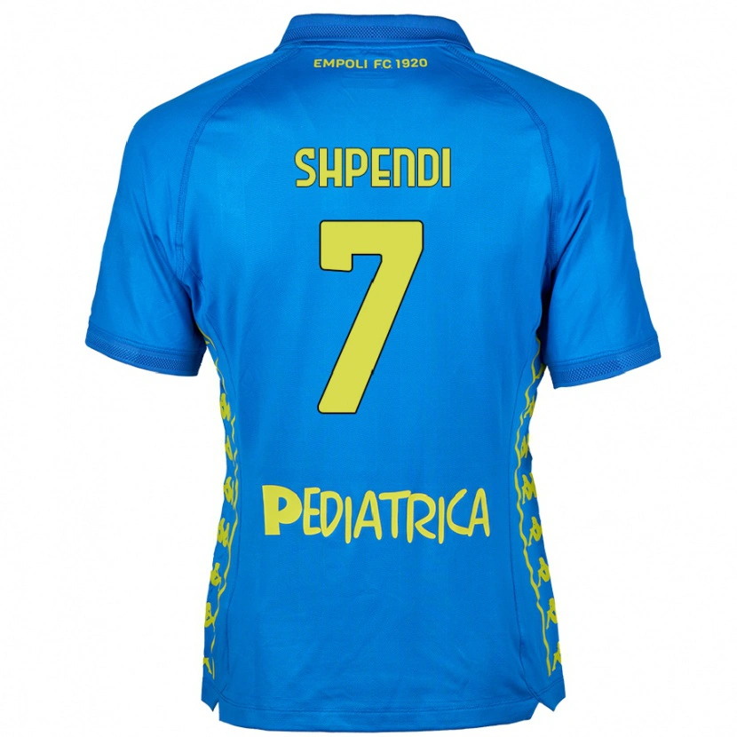 DanxenメンズStiven Shpendi#7青ホームシャツ2024/25ジャージーユニフォーム