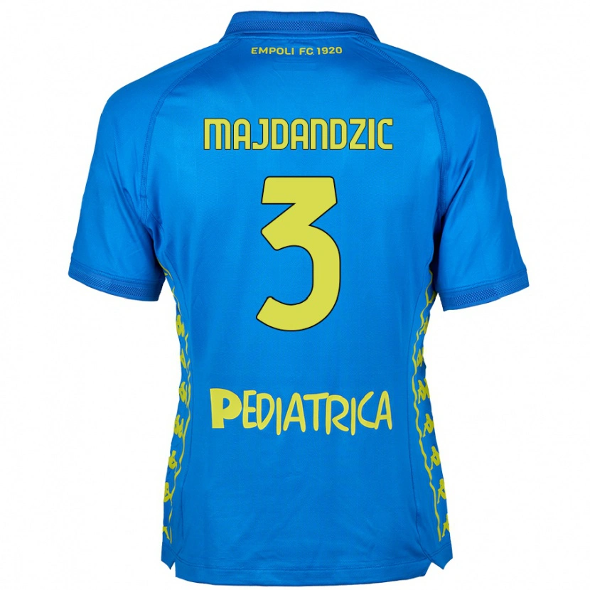 DanxenメンズPatrik Majdandzic#3青ホームシャツ2024/25ジャージーユニフォーム