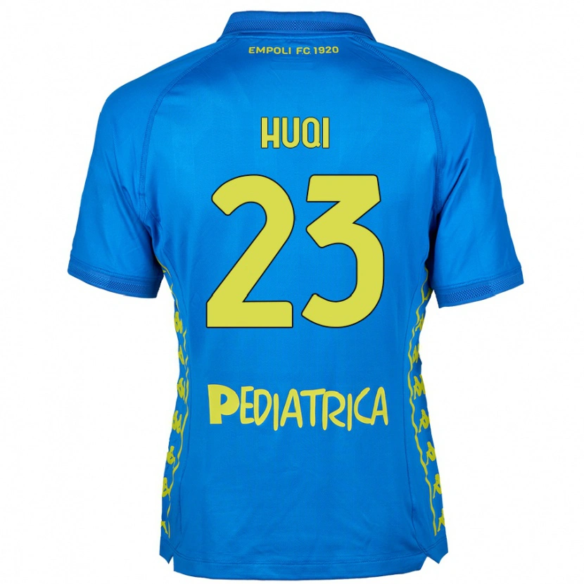 DanxenメンズMattia Huqi#23青ホームシャツ2024/25ジャージーユニフォーム