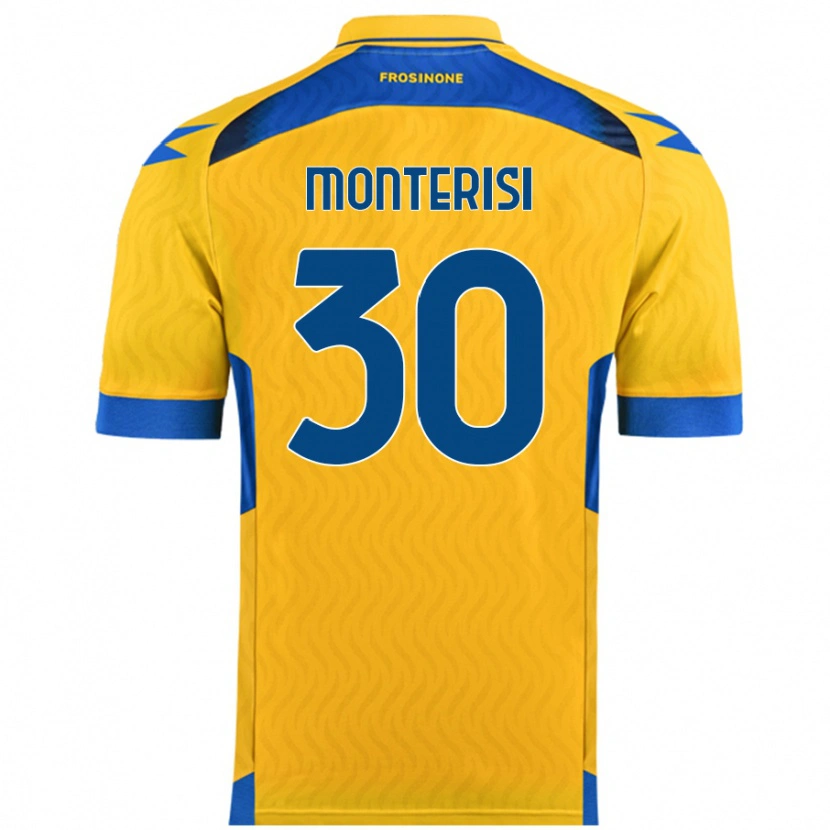 DanxenメンズIlario Monterisi#30黄ホームシャツ2024/25ジャージーユニフォーム