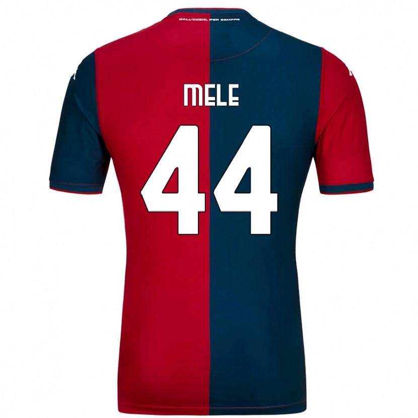 DanxenメンズChiara Mele#44赤 ダークブルーホームシャツ2024/25ジャージーユニフォーム