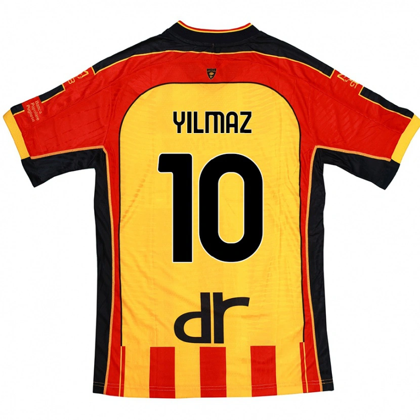 DanxenメンズEnes Yilmaz#10黄 赤ホームシャツ2024/25ジャージーユニフォーム