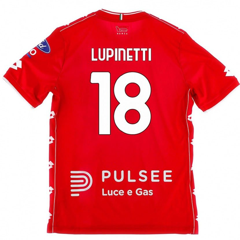 DanxenメンズTommaso Lupinetti#18赤 白ホームシャツ2024/25ジャージーユニフォーム