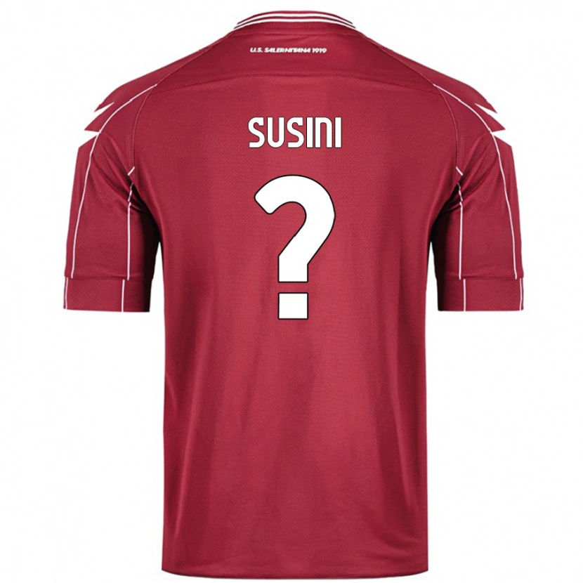 DanxenメンズAntonio Susini#0ブルゴーニュホームシャツ2024/25ジャージーユニフォーム
