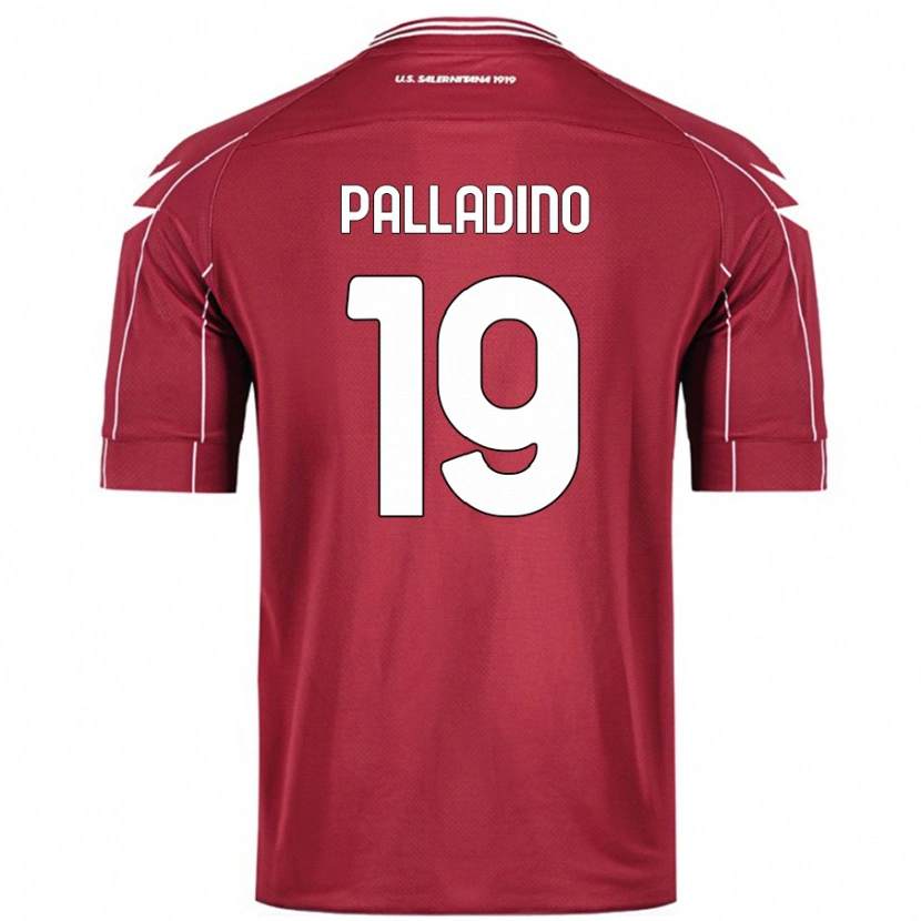 DanxenメンズAlfonso Palladino#19ブルゴーニュホームシャツ2024/25ジャージーユニフォーム