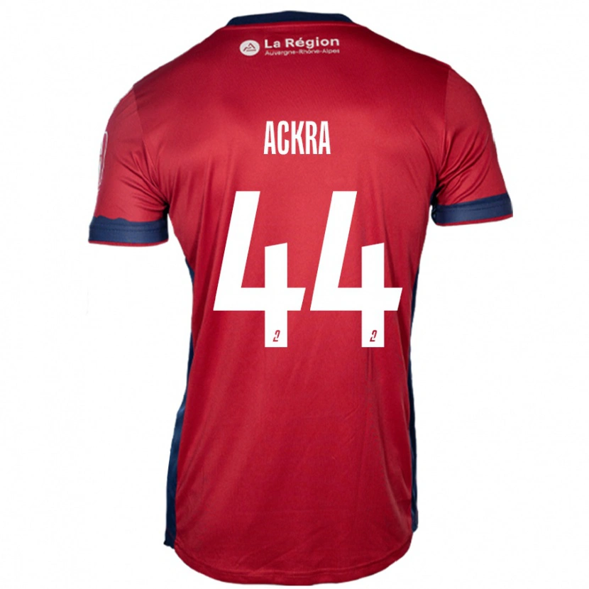 DanxenメンズAllan Ackra#44ライトバーガンディホームシャツ2024/25ジャージーユニフォーム