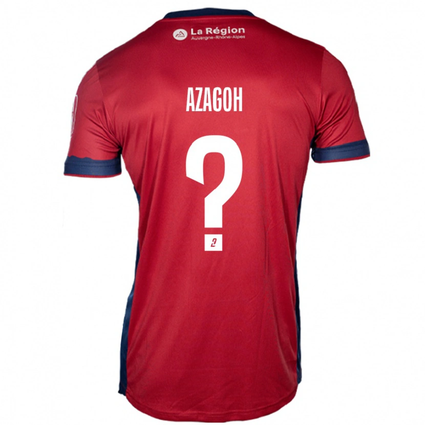 DanxenメンズYanis Azagoh#0ライトバーガンディホームシャツ2024/25ジャージーユニフォーム