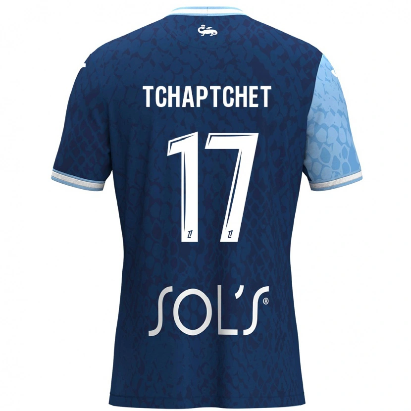 DanxenメンズChanel Tchaptchet#17スカイブルー ダークブルーホームシャツ2024/25ジャージーユニフォーム