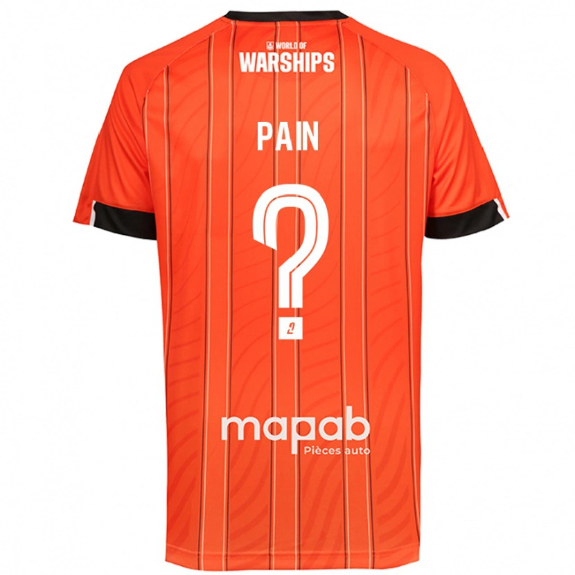 DanxenメンズIlan Pain#0オレンジホームシャツ2024/25ジャージーユニフォーム