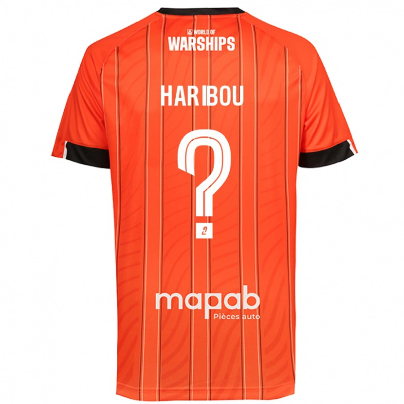 DanxenメンズSamir Haribou#0オレンジホームシャツ2024/25ジャージーユニフォーム