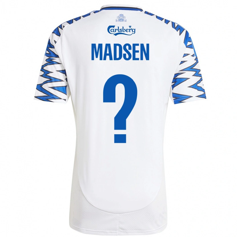 DanxenメンズNoah Madsen#0白 空 青ホームシャツ2024/25ジャージーユニフォーム