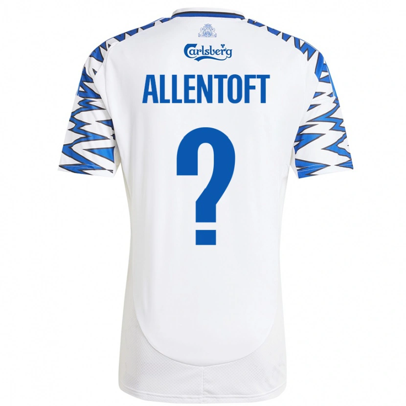 DanxenメンズPhilip Allentoft#0白 空 青ホームシャツ2024/25ジャージーユニフォーム