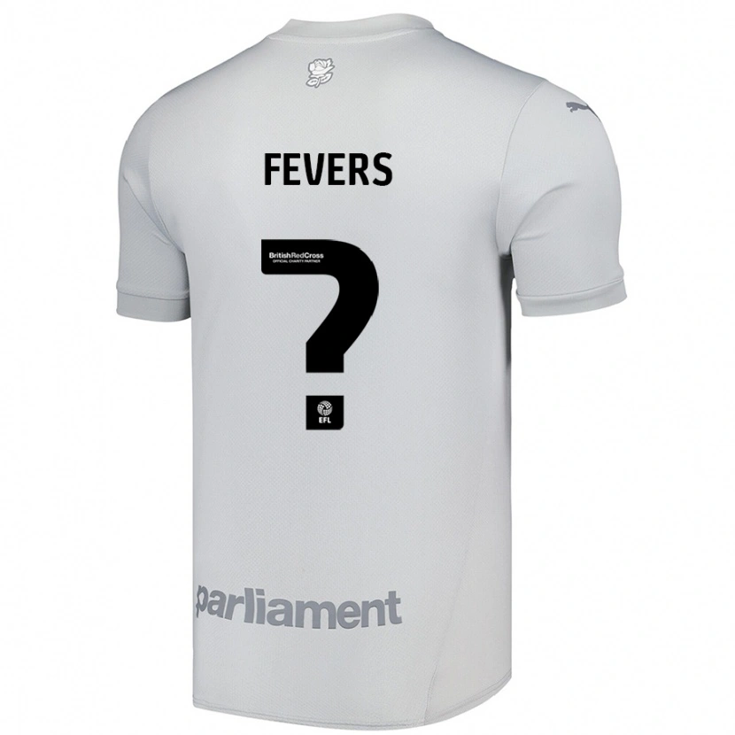 DanxenメンズBecky Fevers#0シルバーグレーアウェイシャツ2024/25ジャージーユニフォーム
