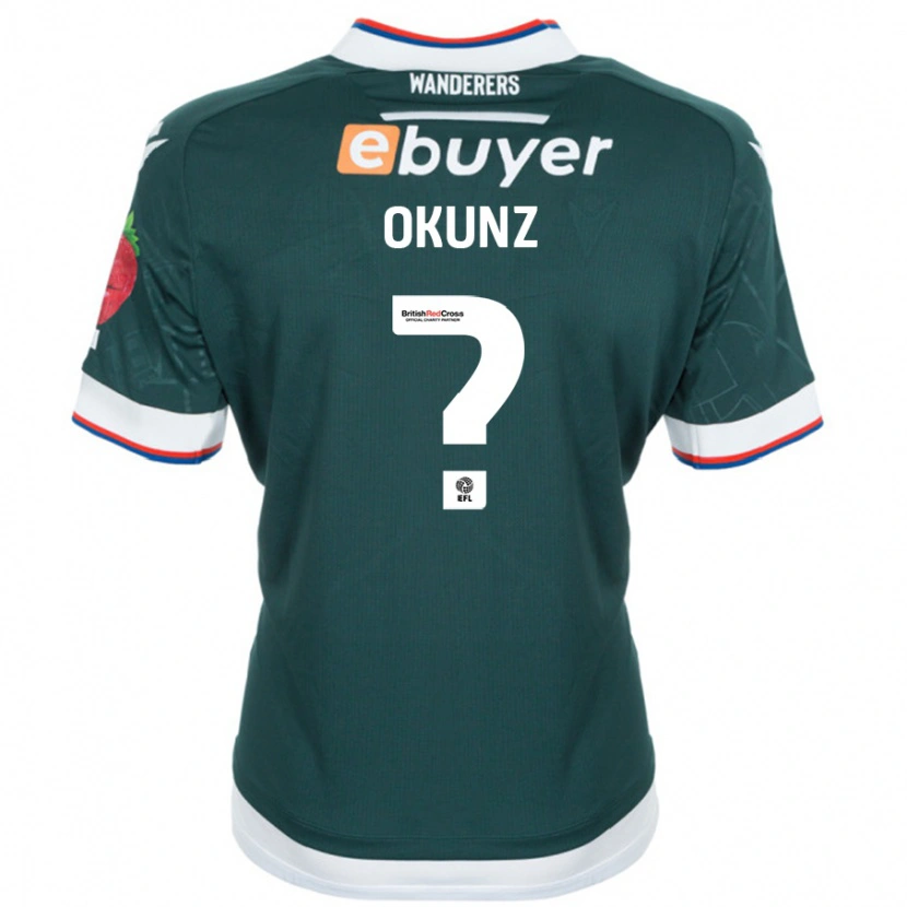 DanxenメンズDanny Okunz#0ダークグリーンアウェイシャツ2024/25ジャージーユニフォーム