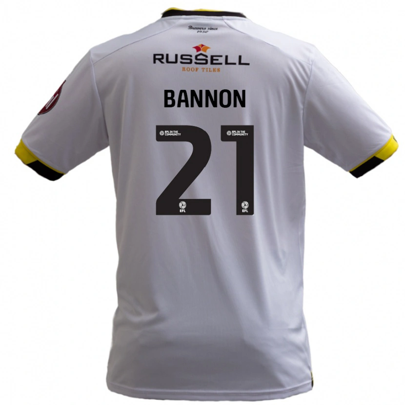 Danxenメンズアレックス・バノン#21白アウェイシャツ2024/25ジャージーユニフォーム