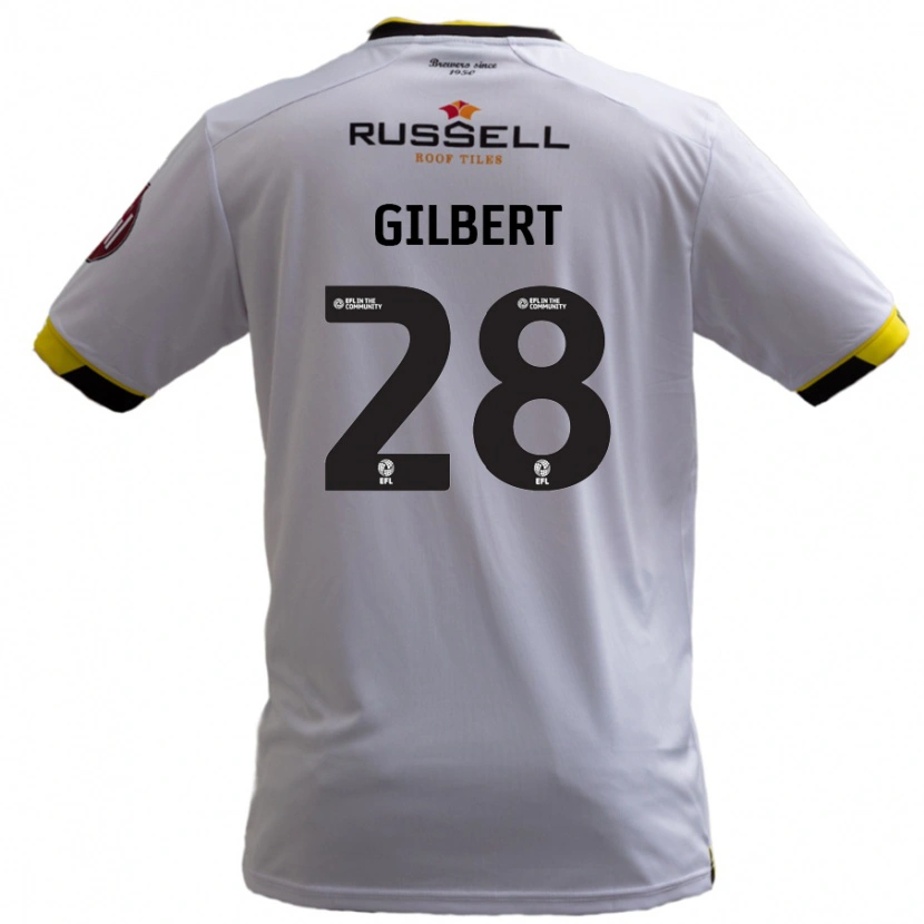 DanxenメンズCameron Gilbert#28白アウェイシャツ2024/25ジャージーユニフォーム