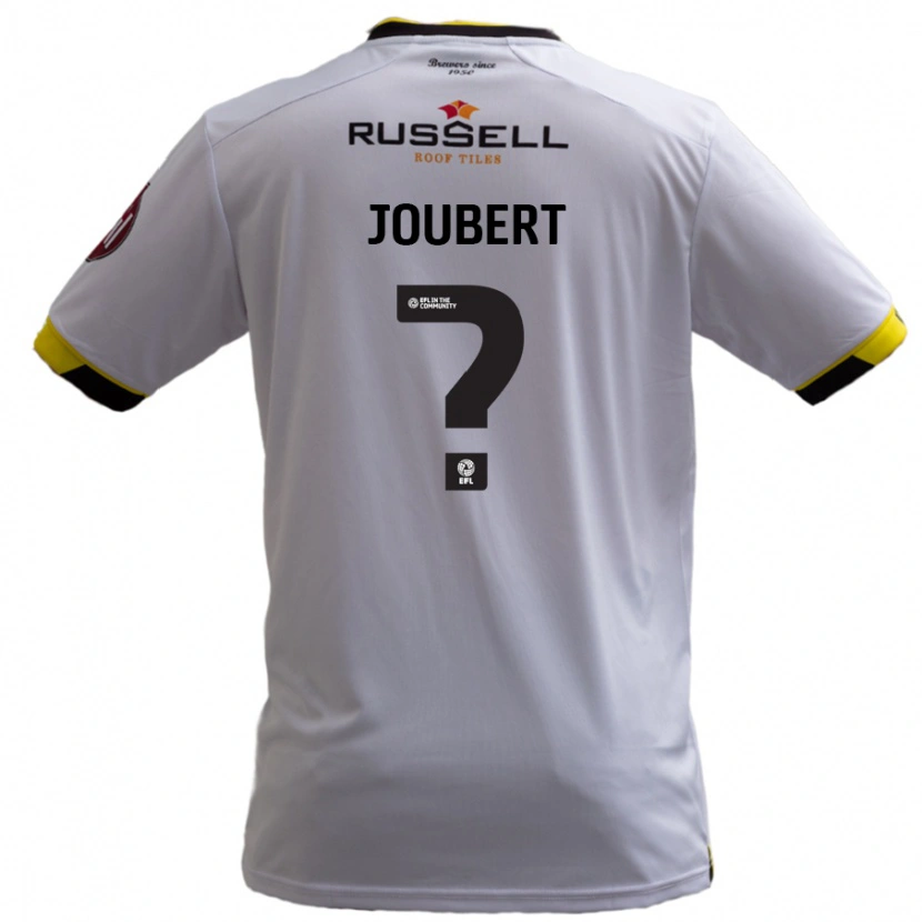 DanxenメンズLucas Joubert#0白アウェイシャツ2024/25ジャージーユニフォーム