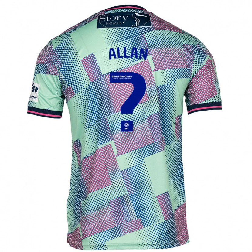 DanxenメンズJake Allan#0緑アウェイシャツ2024/25ジャージーユニフォーム