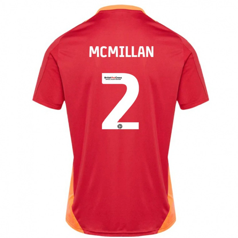 DanxenメンズJack Mcmillan#2ブルーオフホワイトアウェイシャツ2024/25ジャージーユニフォーム