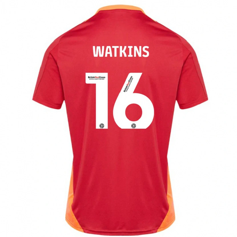DanxenメンズZoe Watkins#16ブルーオフホワイトアウェイシャツ2024/25ジャージーユニフォーム