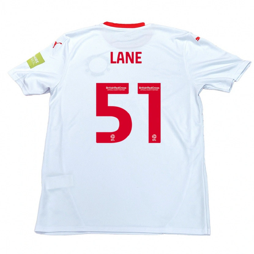 DanxenメンズMikey Lane#51白アウェイシャツ2024/25ジャージーユニフォーム