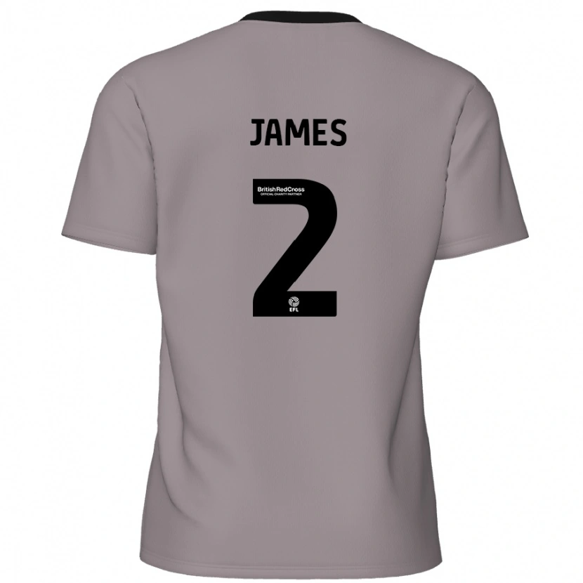 DanxenメンズTom James#2グレーアウェイシャツ2024/25ジャージーユニフォーム