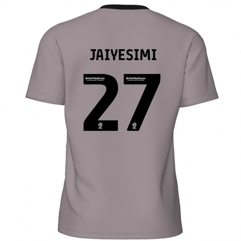 DanxenメンズDiallang Jaiyesimi#27グレーアウェイシャツ2024/25ジャージーユニフォーム