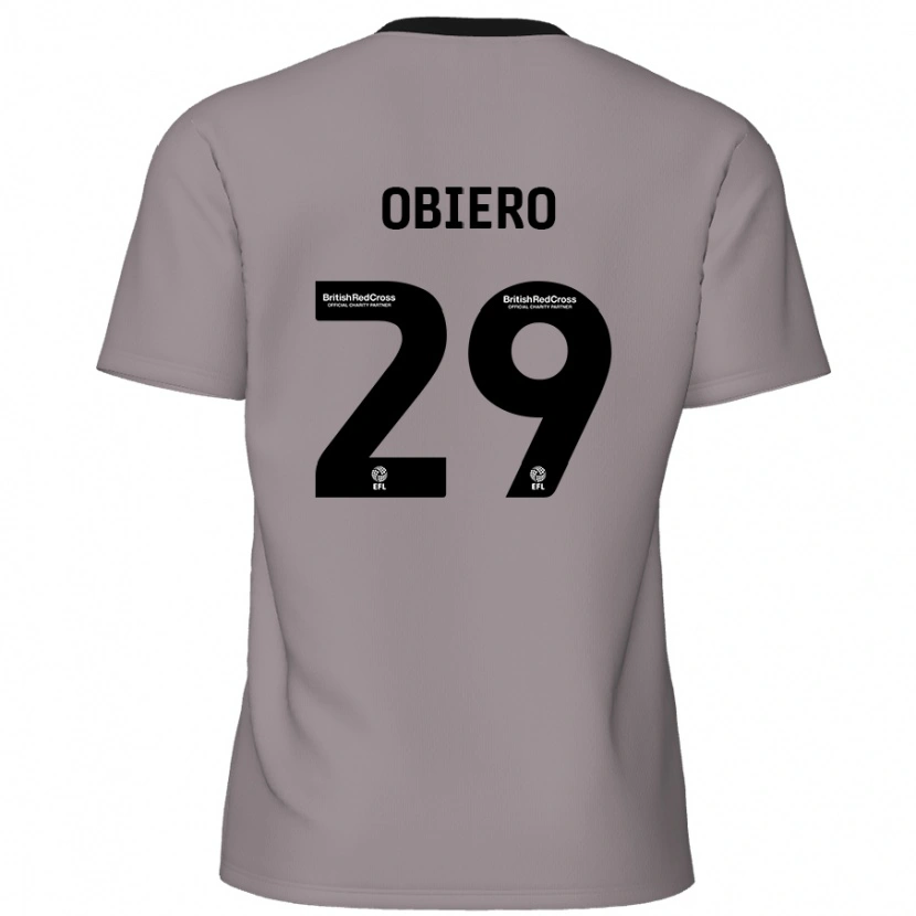 DanxenメンズZech Obiero#29グレーアウェイシャツ2024/25ジャージーユニフォーム