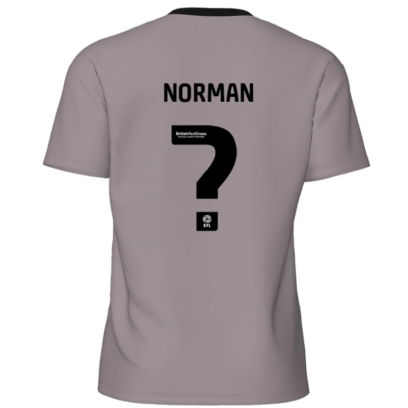 DanxenメンズFreddie Norman#0グレーアウェイシャツ2024/25ジャージーユニフォーム