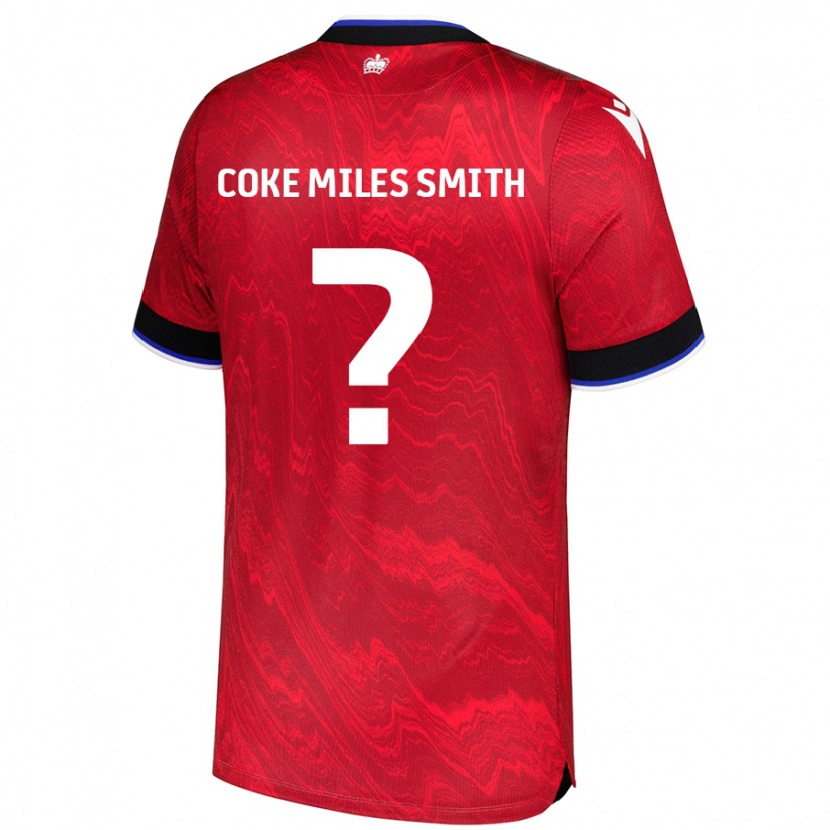 DanxenメンズKiyan Coke Miles Smith#0赤黒アウェイシャツ2024/25ジャージーユニフォーム