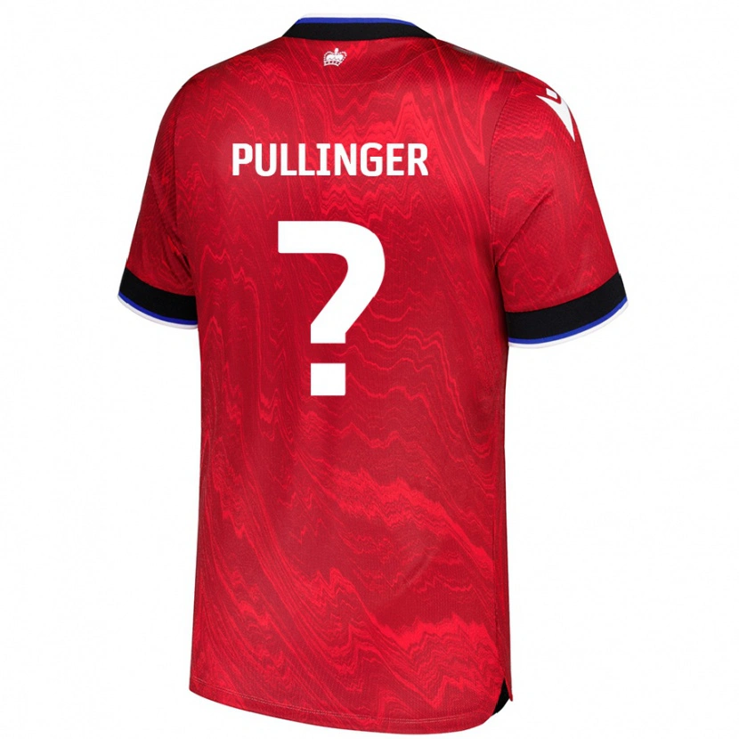 DanxenメンズMatthew Pullinger#0赤黒アウェイシャツ2024/25ジャージーユニフォーム