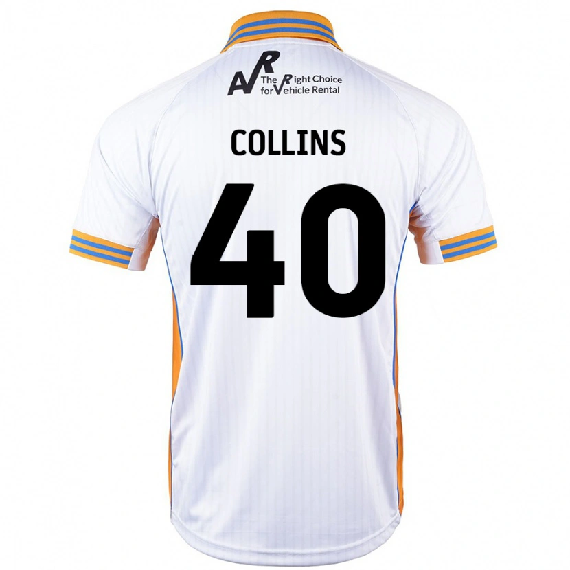 DanxenメンズJude Collins#40白アウェイシャツ2024/25ジャージーユニフォーム