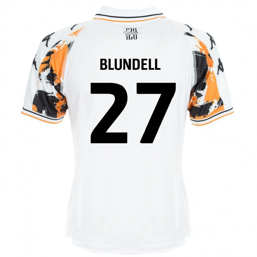 DanxenメンズMaddie Blundell#27白アウェイシャツ2024/25ジャージーユニフォーム