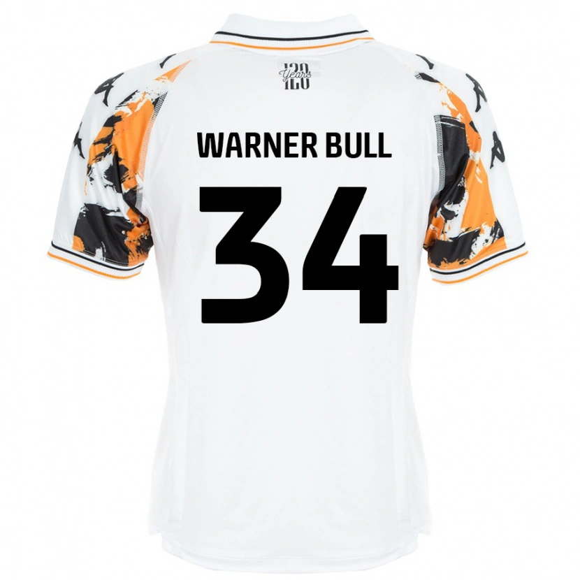 DanxenメンズLucy Warner-Bull#34白アウェイシャツ2024/25ジャージーユニフォーム