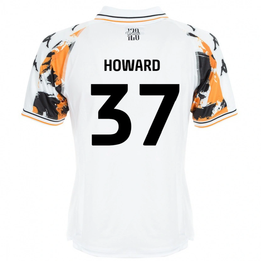 DanxenメンズScarlet Howard#37白アウェイシャツ2024/25ジャージーユニフォーム