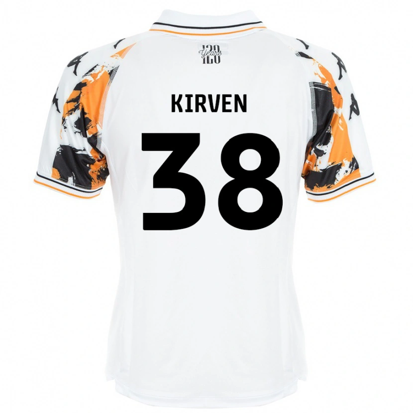 DanxenメンズTess Kirven#38白アウェイシャツ2024/25ジャージーユニフォーム
