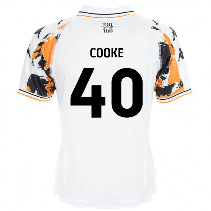 DanxenメンズMegan Cooke#40白アウェイシャツ2024/25ジャージーユニフォーム