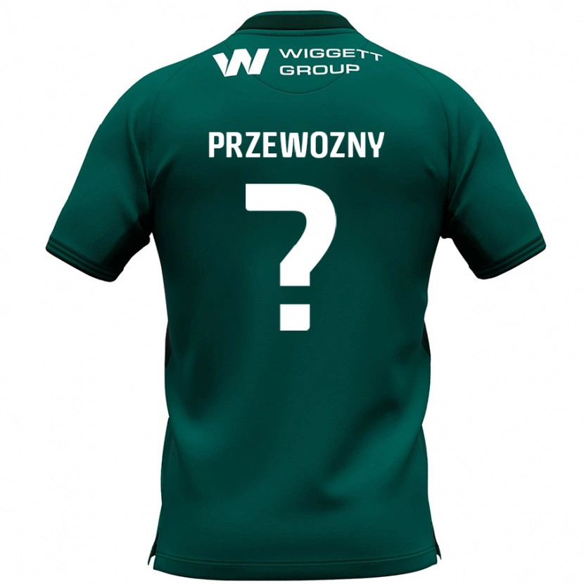 DanxenメンズJakub Przewozny#0緑アウェイシャツ2024/25ジャージーユニフォーム
