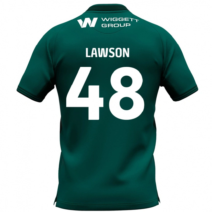DanxenメンズSha'mar Lawson#48緑アウェイシャツ2024/25ジャージーユニフォーム