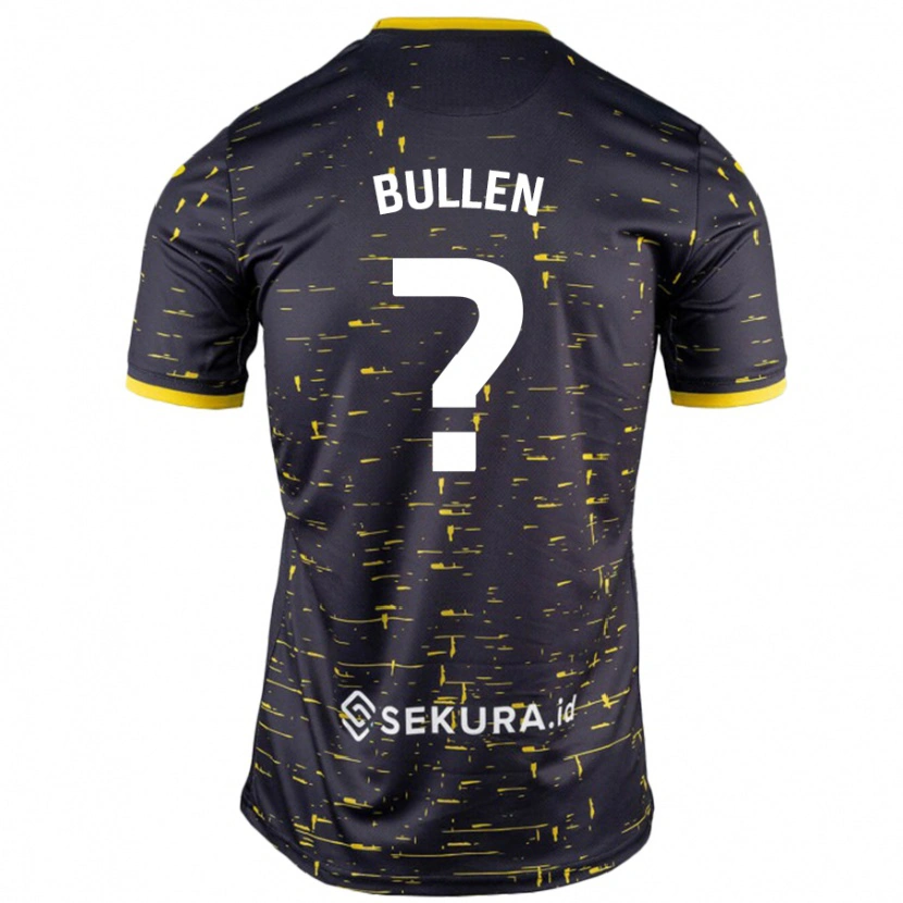 DanxenメンズHenry Bullen#0黒 黄アウェイシャツ2024/25ジャージーユニフォーム