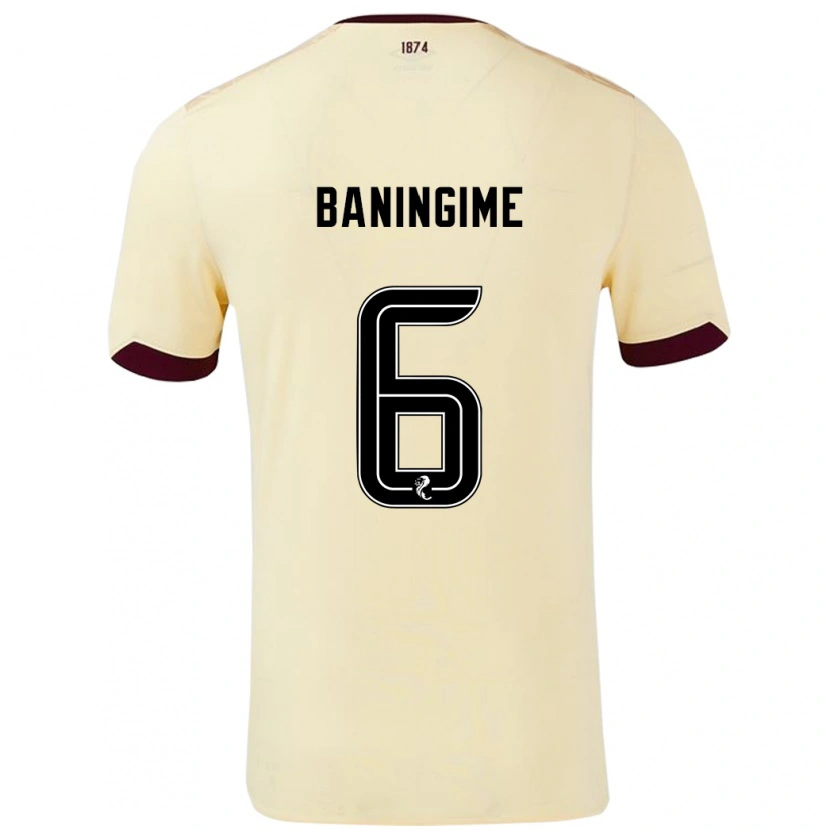 Danxenメンズベニ・バニンギメ#6クリームバーガンディアウェイシャツ2024/25ジャージーユニフォーム