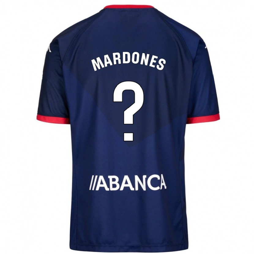 DanxenメンズAlvaro Mardones#0ネイビーブルーアウェイシャツ2024/25ジャージーユニフォーム