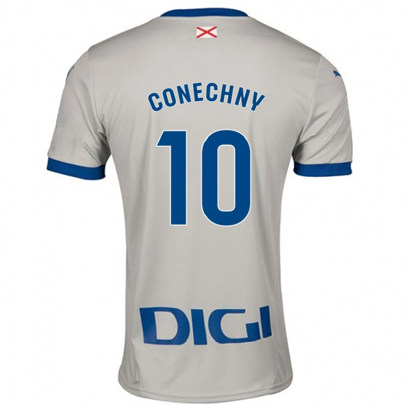 Danxenメンズトマス・コネクニー#10ライトグレーアウェイシャツ2024/25ジャージーユニフォーム