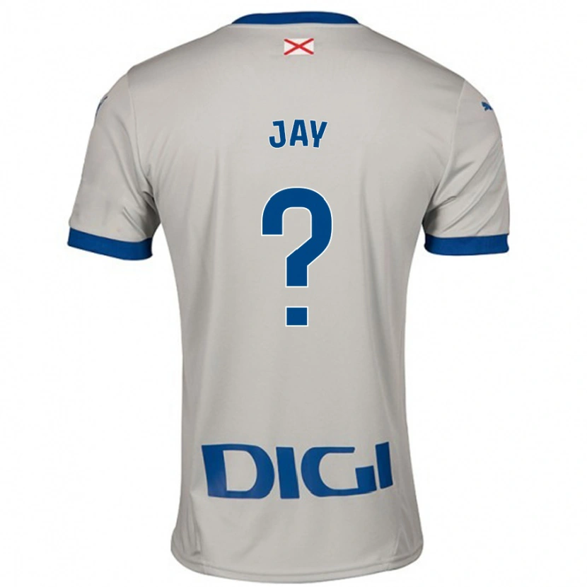 DanxenメンズAlejandro Jay#0ライトグレーアウェイシャツ2024/25ジャージーユニフォーム