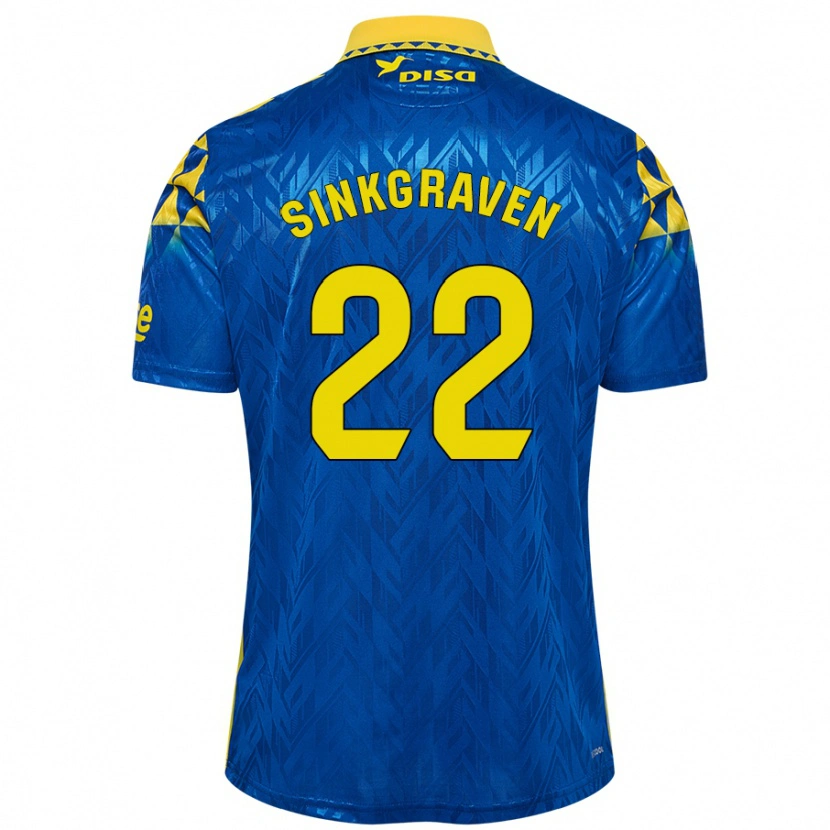 Danxenメンズデーリー・シンクフラーフェン#22青 黄アウェイシャツ2024/25ジャージーユニフォーム