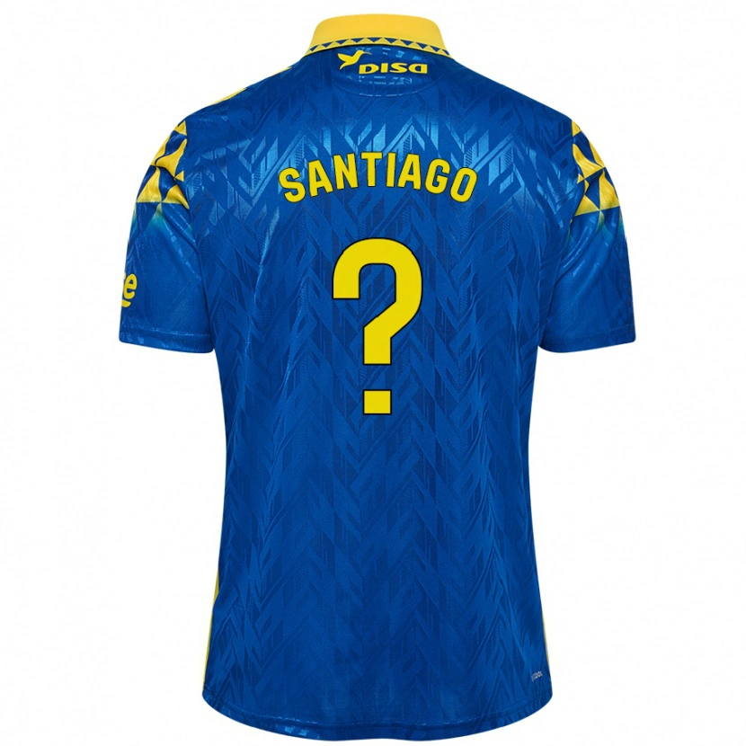 DanxenメンズEduardo Santiago#0青 黄アウェイシャツ2024/25ジャージーユニフォーム